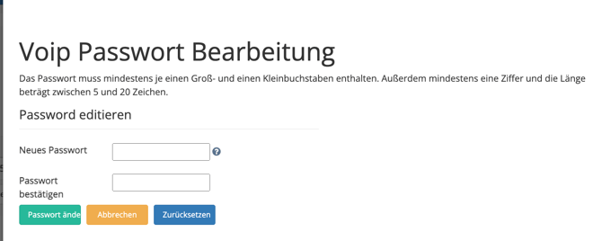 Bild Passwort bearbeiten