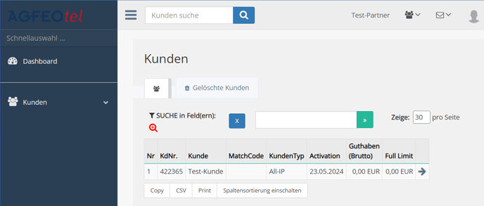 Bild Testkunde