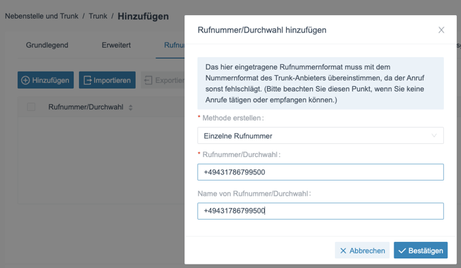 Rufnummer Company